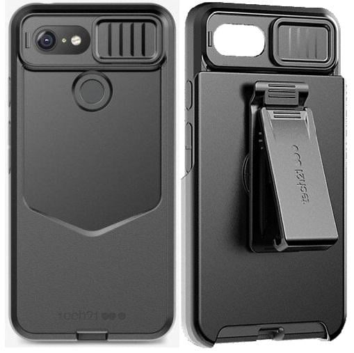 Противоударный чехол с клипсой Tech21 Evo Max для Google Pixel 3 (5.5") Black