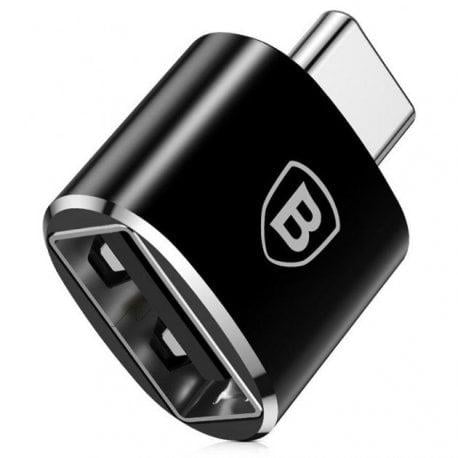 Перехідник BASEUS OTG USB для Type-C Black (CATOTG-01)
