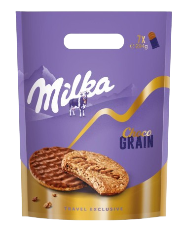 Печенье Milka Choco Grain Pouch 294 г (2494722364)