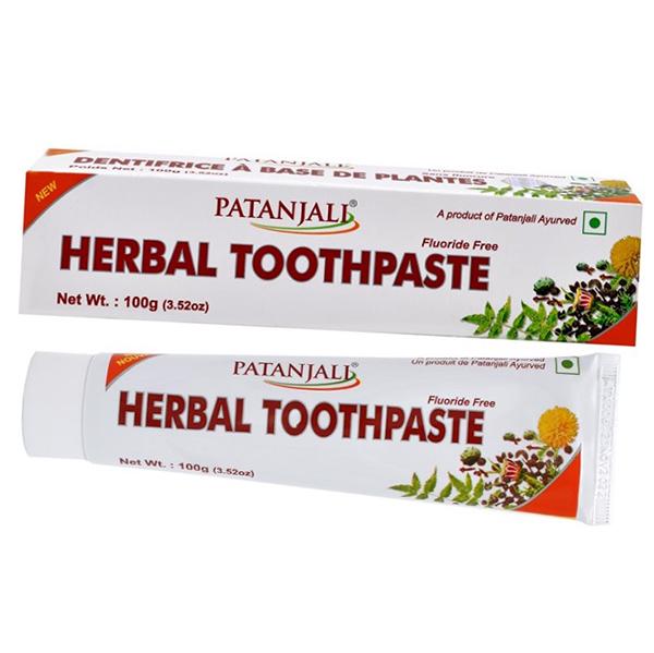 Аюрведическая зубная паста, Herbal Toothpaste, Patanjali 100г (43635005)