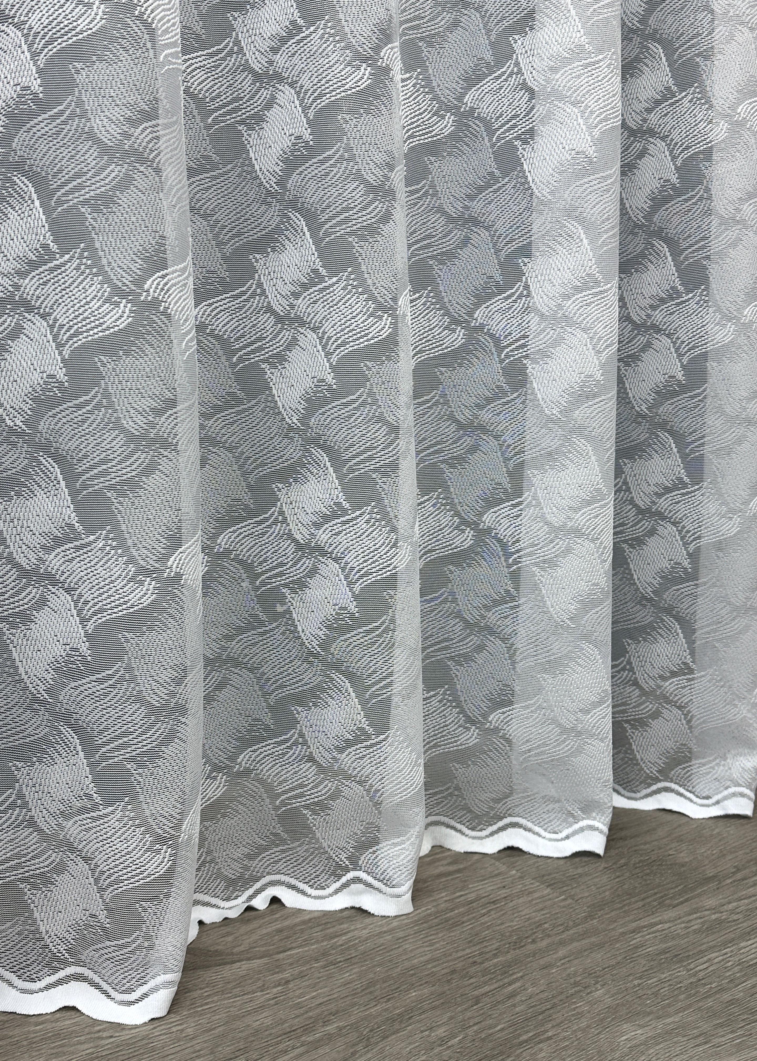 Тюль VR-Textil 1679т Премиум жаккард 300х270 см Белый (42-0691) - фото 6