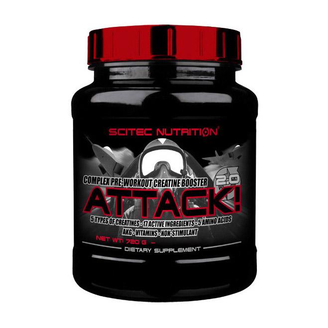 Креатин Scitec Attack 720 г Груша (4768V8725) - фото 1