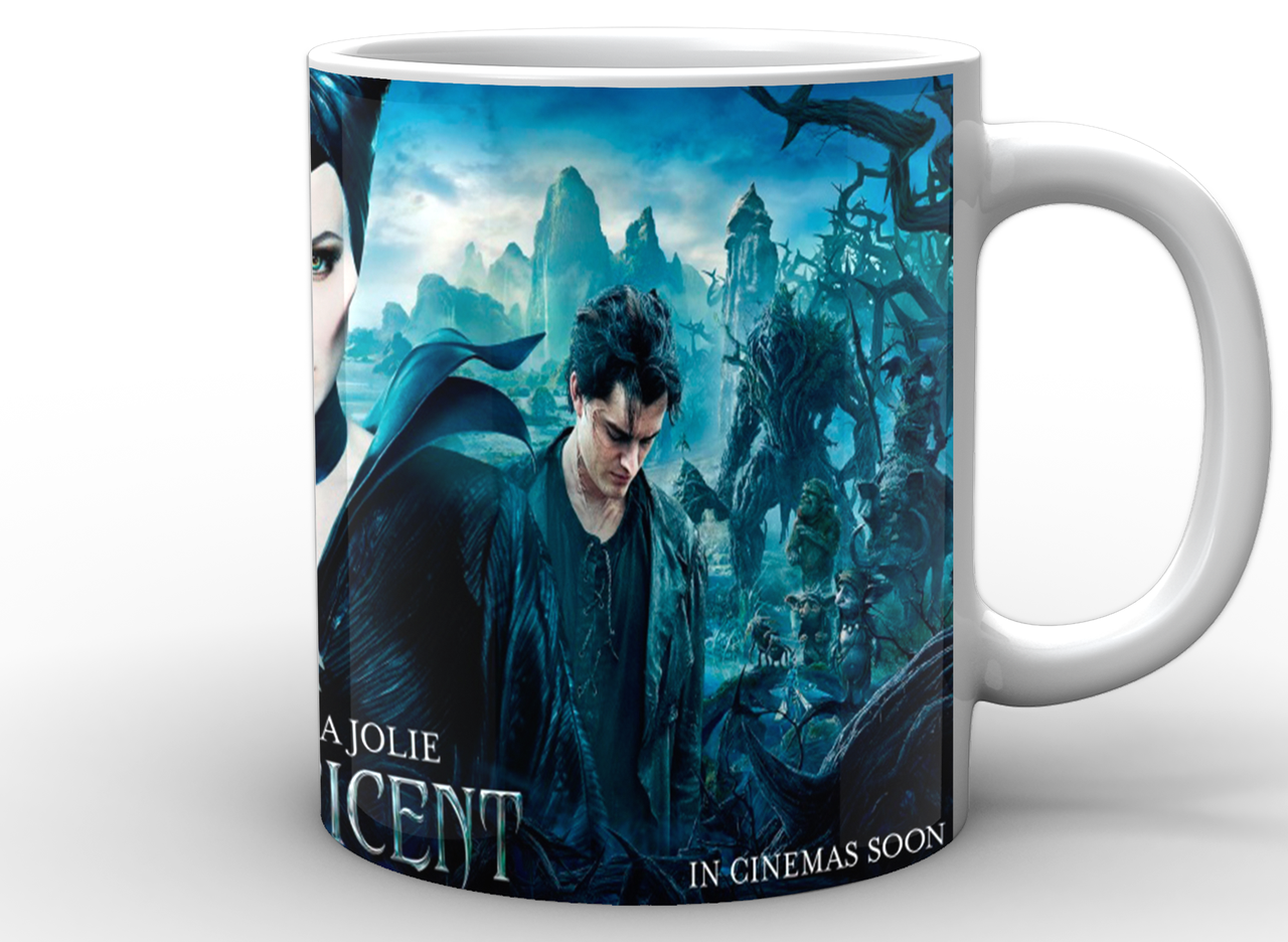 Чашка Gee! Малефисента Maleficent главные герои Белый ML.02.003