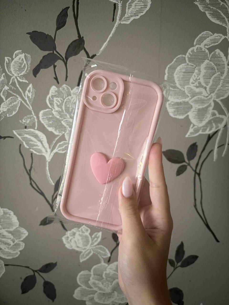 Чохол для iPhone 15 Plus 3D Love Case: Pink