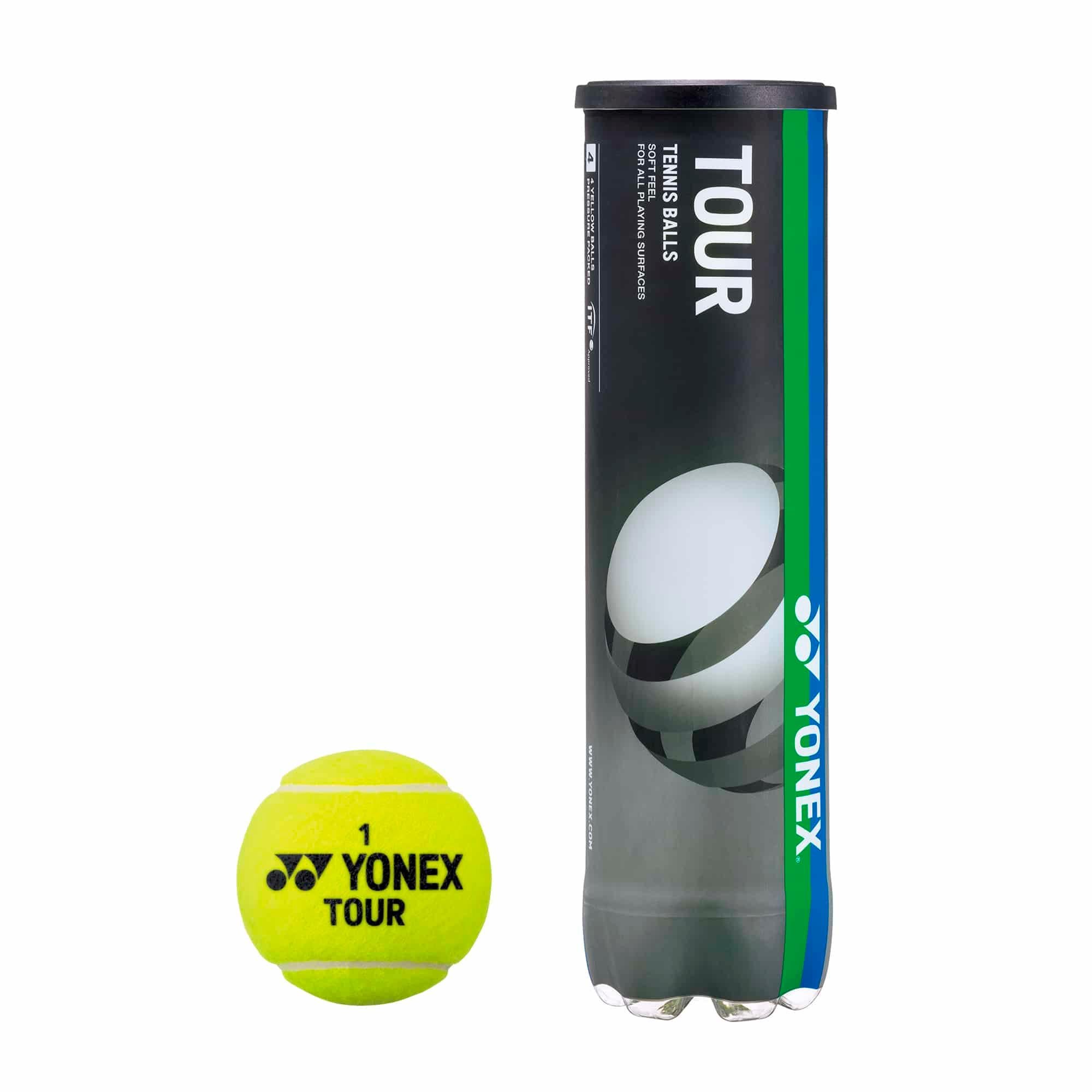 Мячи для тенниса Yonex Tour 4B Желтый (TBTR4b)
