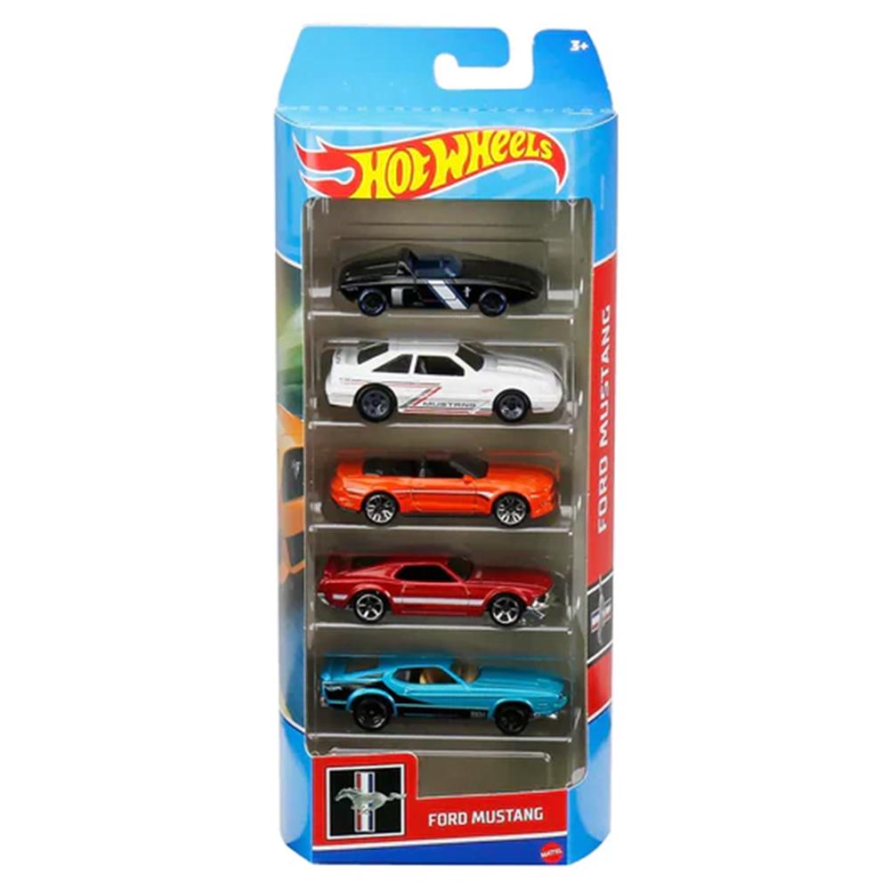 Подарунковий набір автомобілів Hot Wheels Ford Mustang (1806-HFV92)
