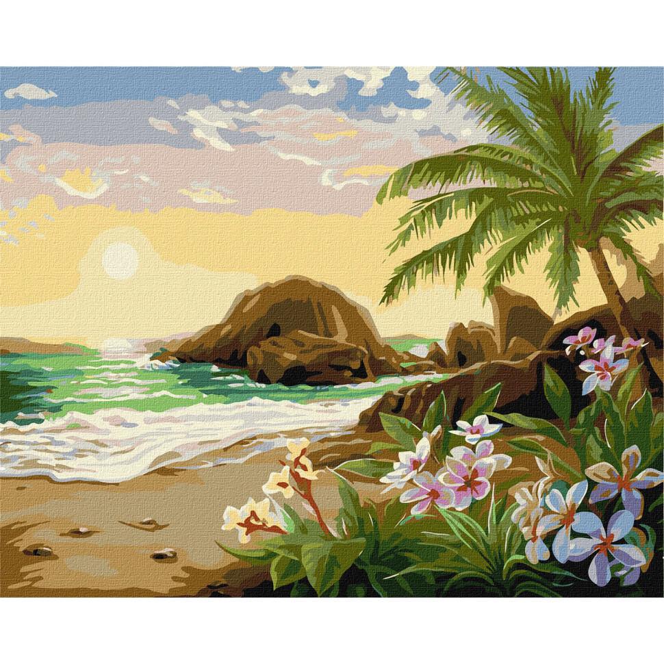 Картина по номерам Идейка Вечер в раю 40x50 см (KHO2765)