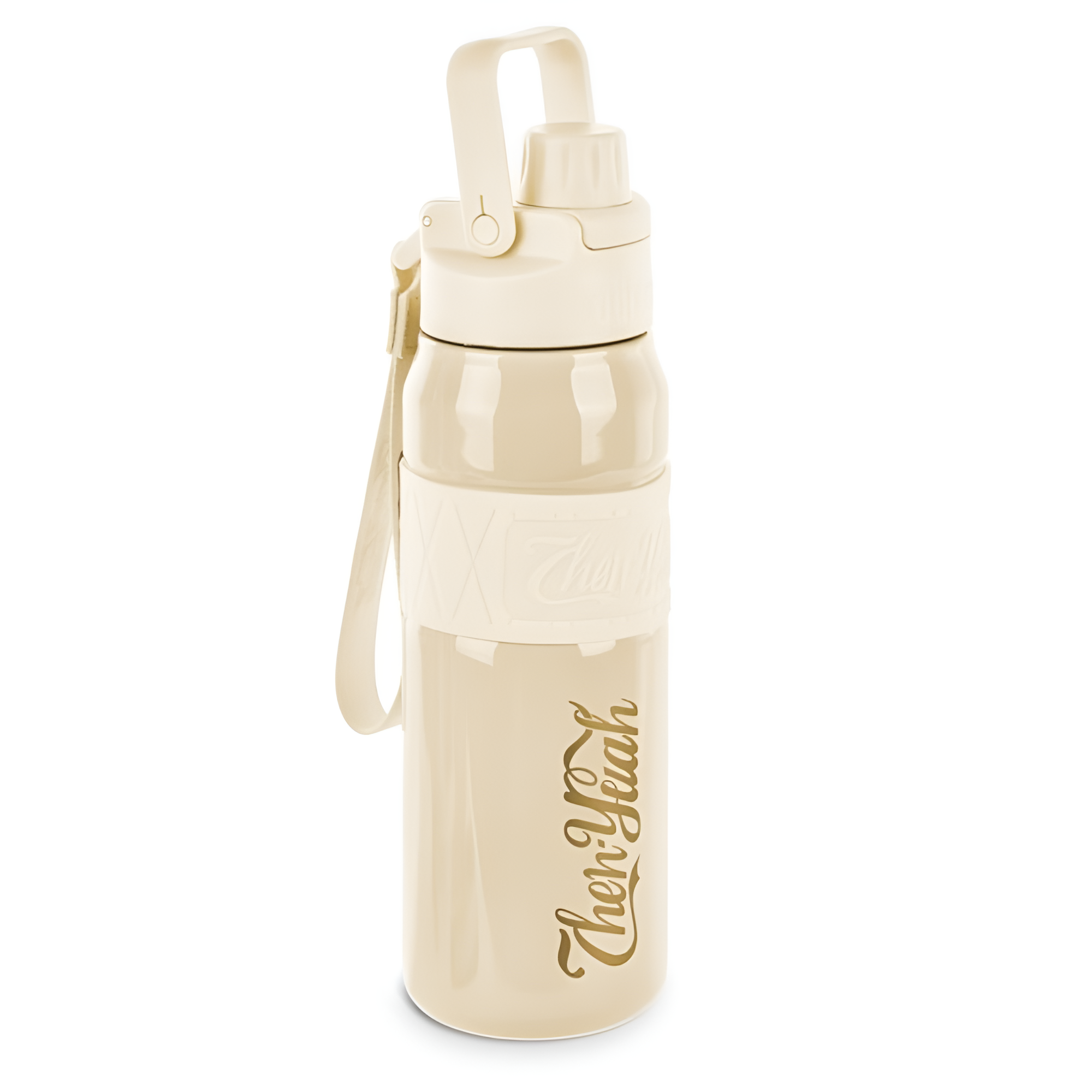 Термос-бутылка Then Yeah R32699-0.65 двойной корпус сталь/пластик 650 мл Молочный (28843701)