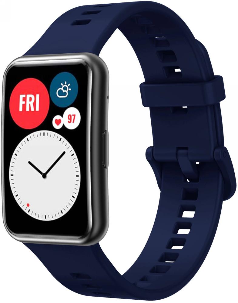 Ремешок Jsota для Huawei Watch Fit Dark Blue (18595)