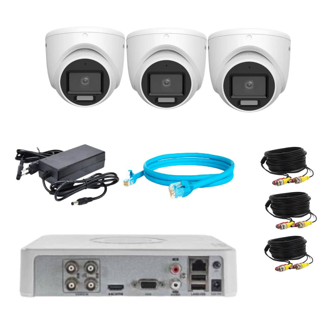 Комплект відеонагляду Hikvision 2Mp-THD-Hybrid-Acusense DS-2CE76D0T-LMFS на 3 камери (24175676) Комплект відеонагляду Hikvision 2Mp-THD-Hybrid-Acusense DS-2CE76D0T-LMFS на 3 камери (24175676)