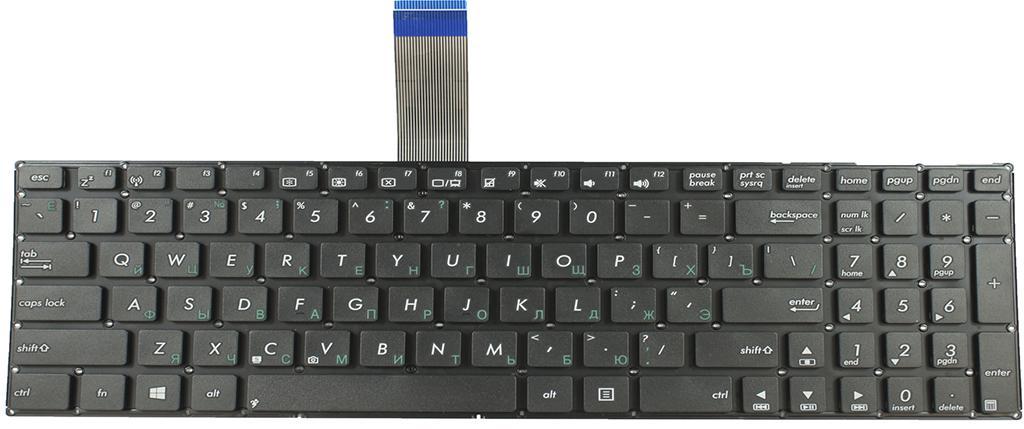 Клавиатура для ноутбука Asus FX550/FX550IK матовая (0KNB0-610ARU00)