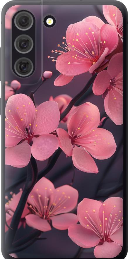 Чехол на Samsung Galaxy S21 FE Пурпурная сакура (6075u-2302-42517)