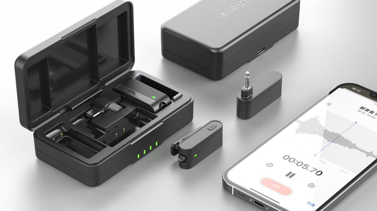 Микрофон беспроводной Ulanzi A100 для iPhone/Android камеры Type-C 3,5 мм (2480034133) - фото 2 Микрофон беспроводной Ulanzi A100 для iPhone/Android камеры Type-C 3,5 мм (2480034133) - фото 2