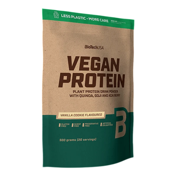 Протеїн рослинний Biotech Vegan Protein 500 г Vanilla (55123)