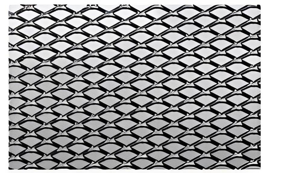 Решетка декоративная Vitol 100х20 см Black (00000042949)