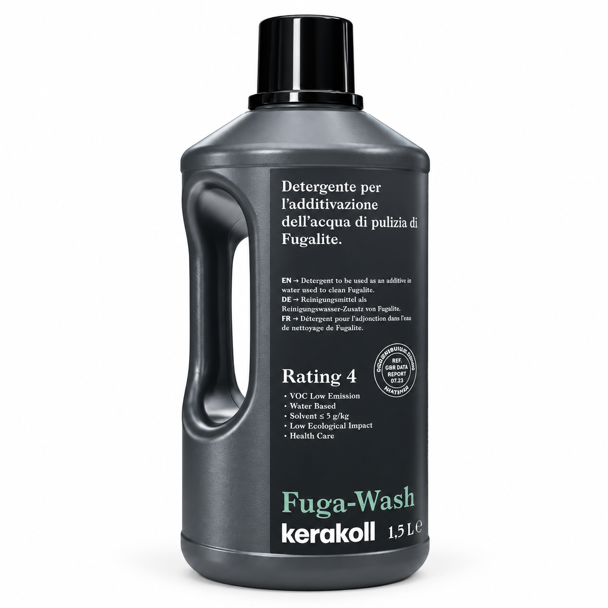 Очищувач добавка у воду Kerakoll Fuga-Wash Eco для свіжого затирання епоксидного 1,5 л (FE06880) Очищувач добавка у воду Kerakoll Fuga-Wash Eco для свіжого затирання епоксидного 1,5 л (FE06880)