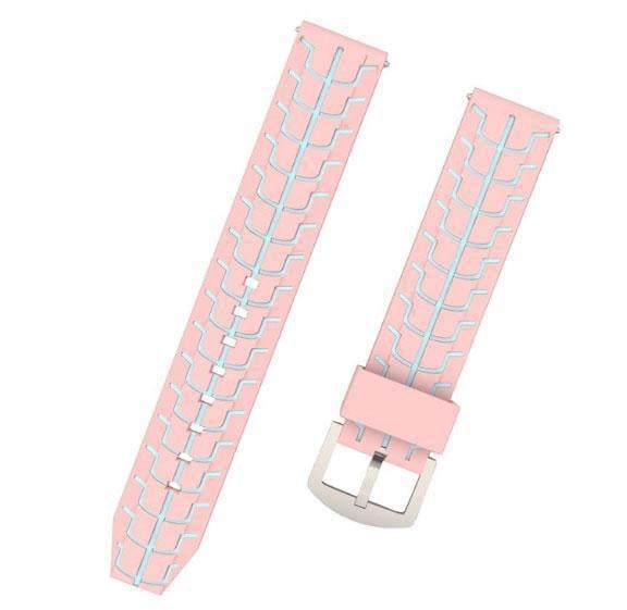 Силіконовий ремінець Primo Splint для годинника Asus ZenWatch 2 WI501Q Pink/Grey (720936982)