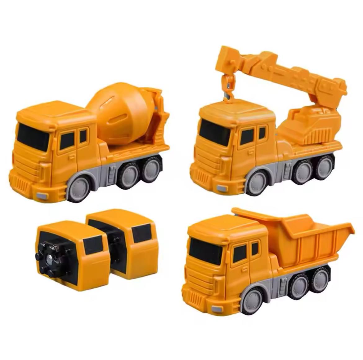 Конструктор Будівельний Трансформер 6в1 Помаранчевий (ooppp213115) - фото 4