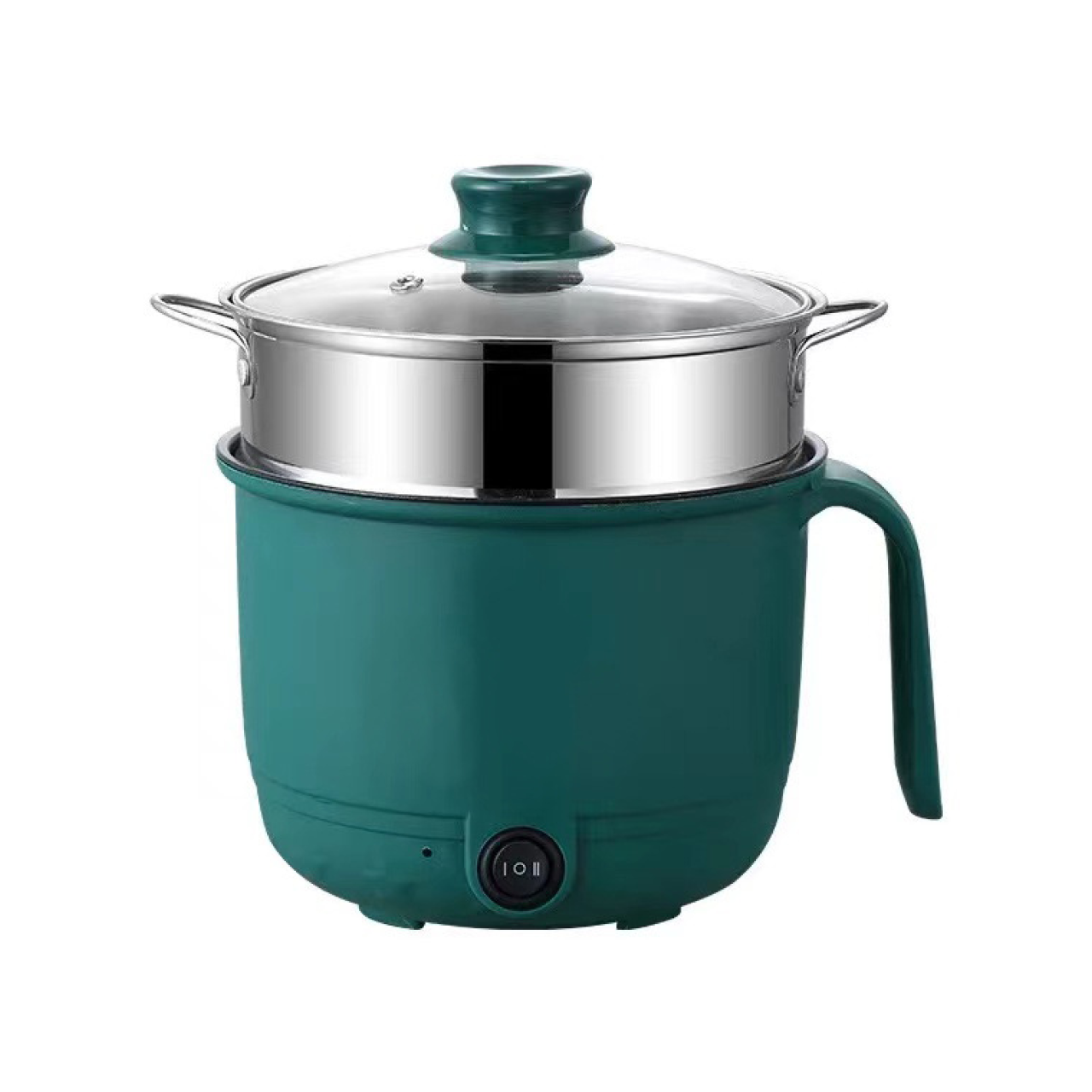 Электрокастрюля 1,5 л 600 Вт Зеленый (1771319404798)