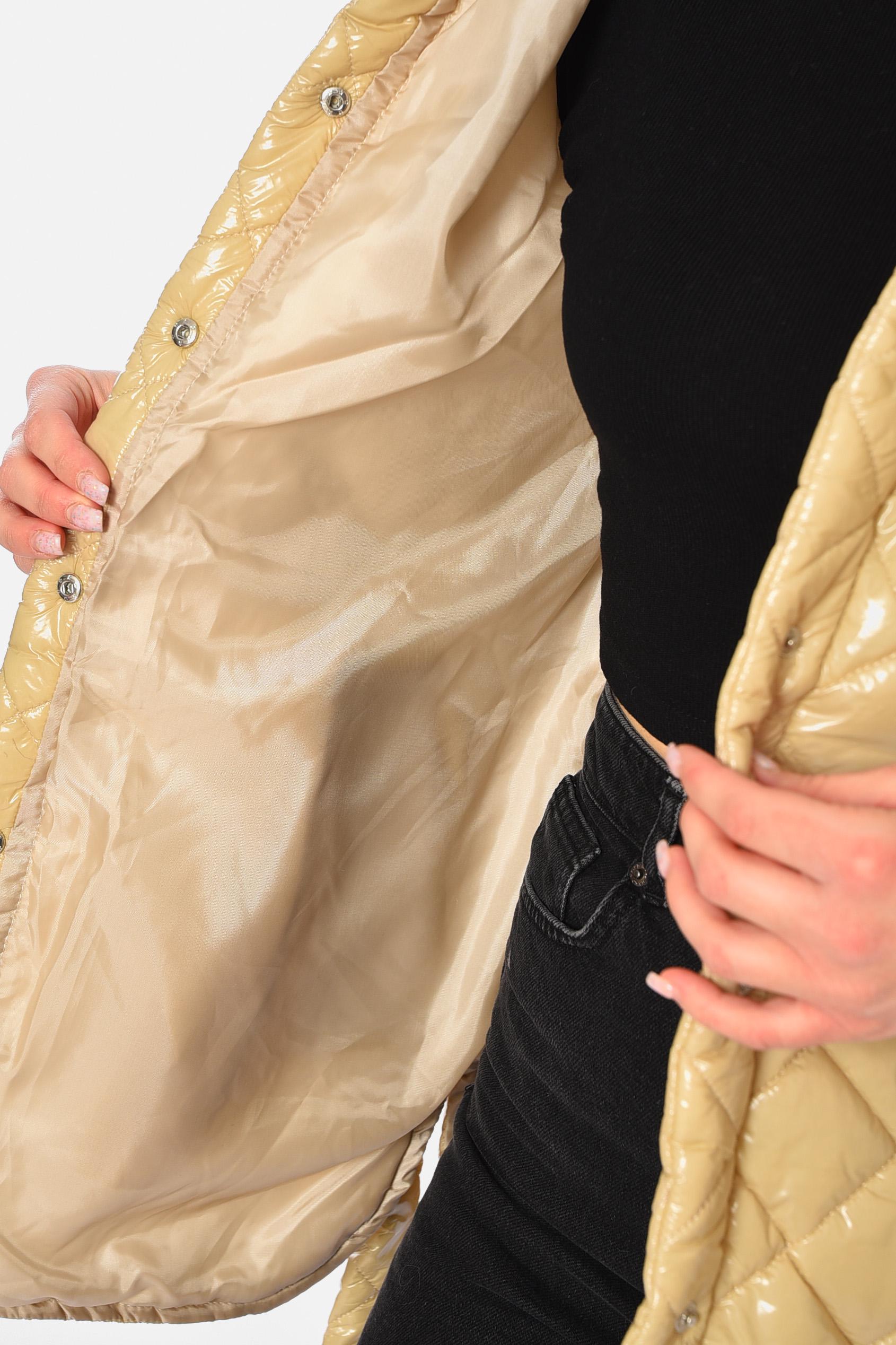 Куртка жіноча демісезонна S Бежевий (194655) - фото 4 Куртка жіноча демісезонна S Бежевий (194655) - фото 4