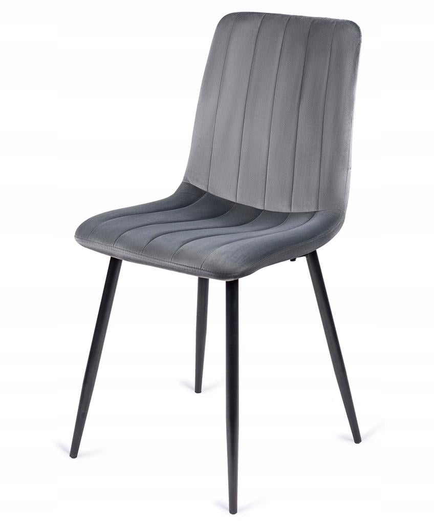 Стулья кухонные комплект Homart DC-260B велюр 4 шт. Серый (9820) - фото 6 Стулья кухонные комплект Homart DC-260B велюр 4 шт. Серый (9820) - фото 6