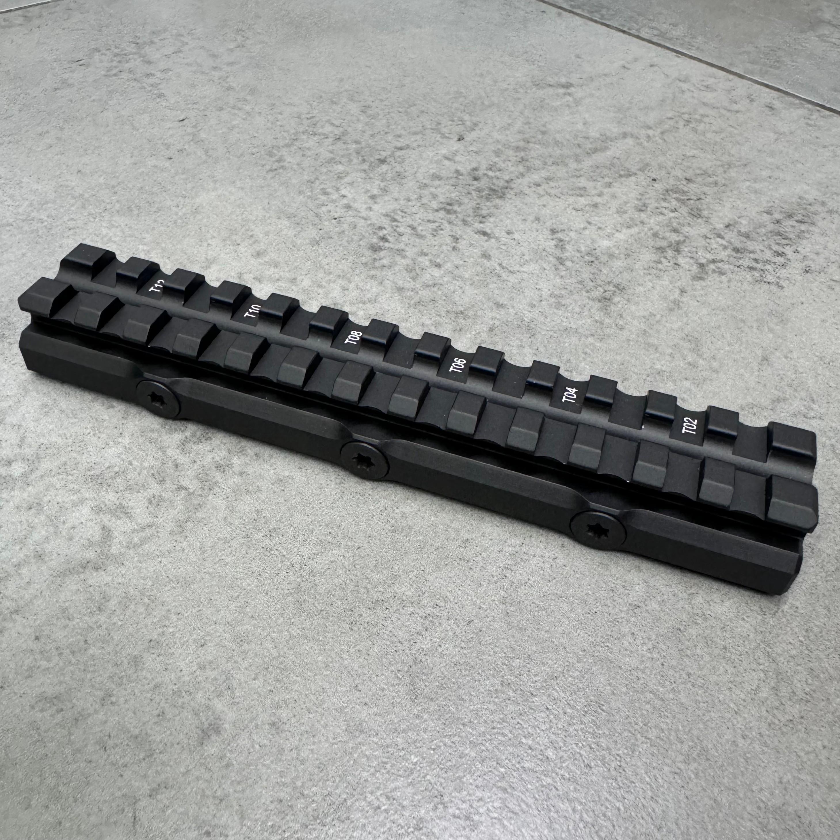 Компенсатор висоти Leapers UTG Universal 12,7x140 мм 13 слотів Weaver/Picatinny (MT-RSX5L) - фото 5 Компенсатор висоти Leapers UTG Universal 12,7x140 мм 13 слотів Weaver/Picatinny (MT-RSX5L) - фото 5