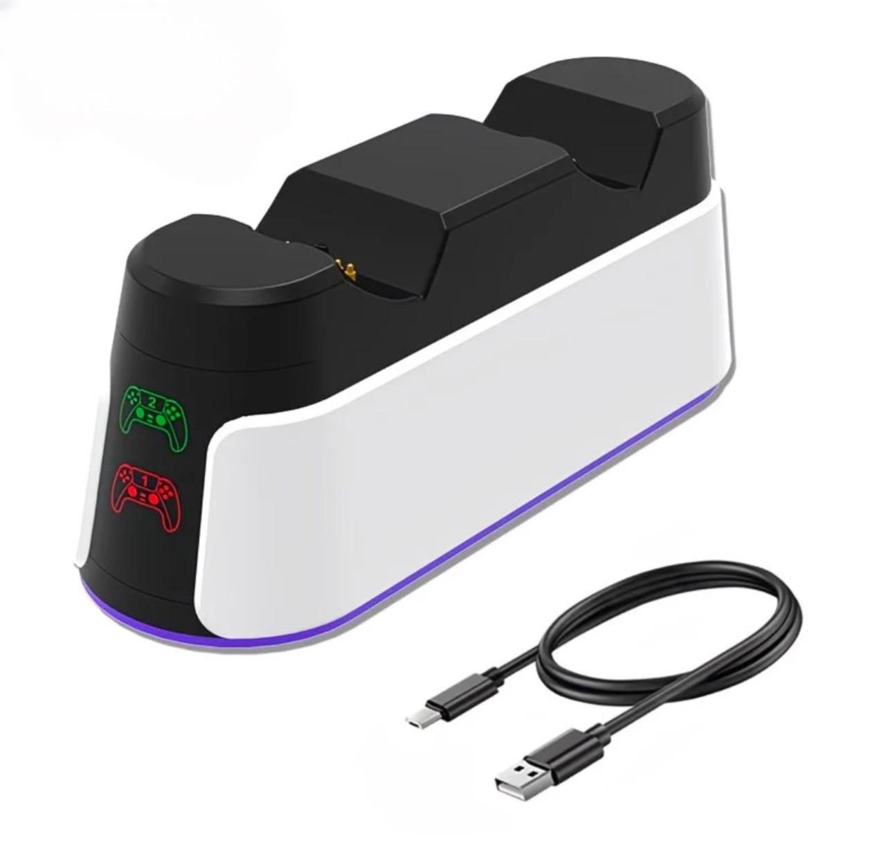 Зарядка для джойстика PS5 Док Станция для PlayStation 5 PS5 DualSens Зарядка для джойстика PS5 Док Станция для PlayStation 5 PS5 DualSens