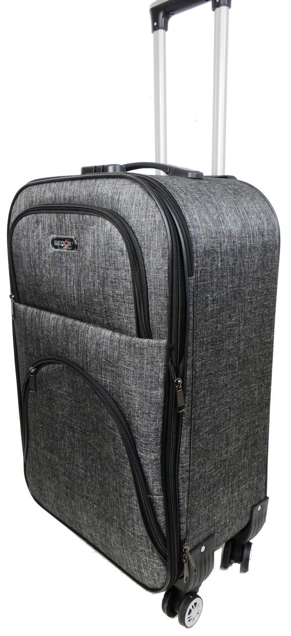 Валіза середня тканинна Gedox М на колесах 67 л Сірий - фото 3 Валіза середня тканинна Gedox М на колесах 67 л Сірий - фото 3