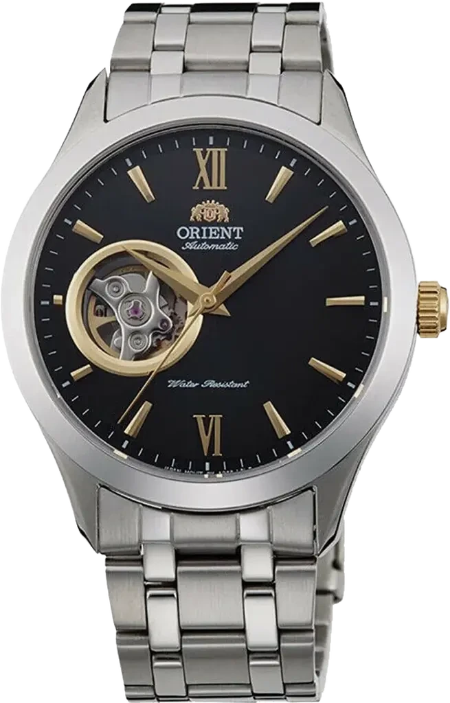 Наручные часы мужские Orient Golden Eye II FAG03002B0 со стальным корпусом/сапфировым стеклом WR 50 м Черный (3124584438)