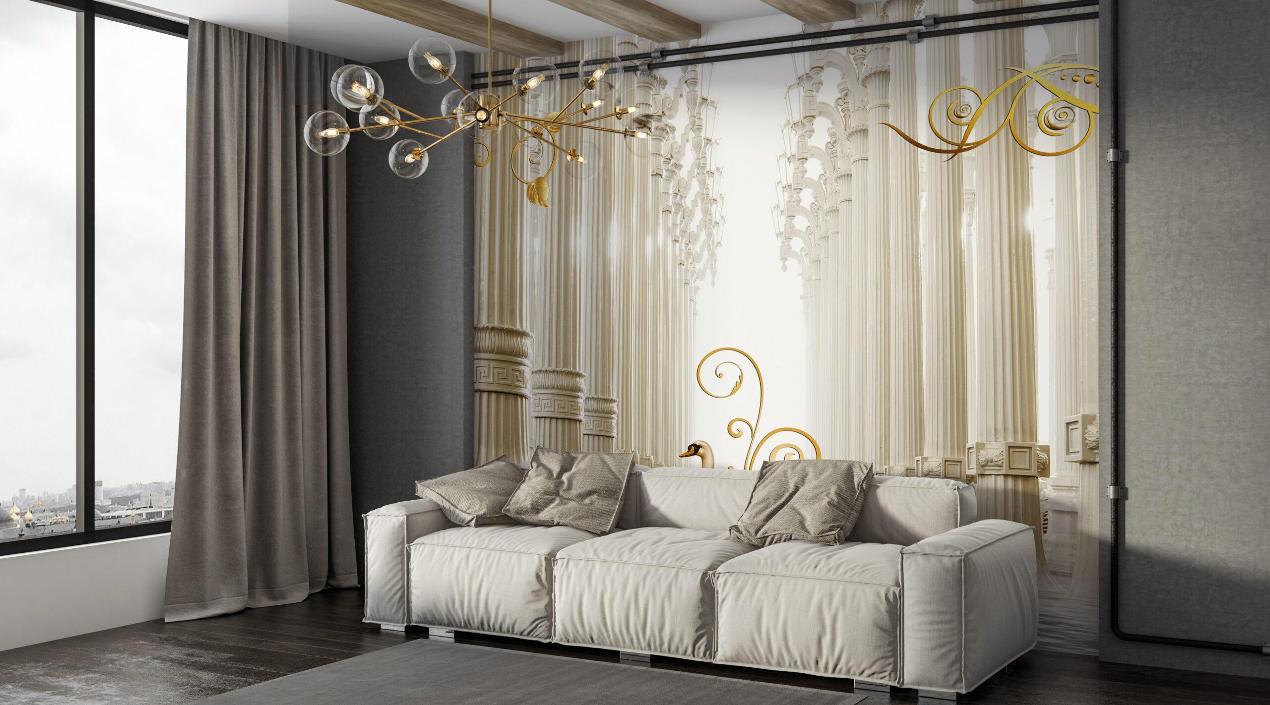 Фотообои флизелиновые Styleo Print-walls Золотая галерея 0415 350х270 см (Pw-0415/3)