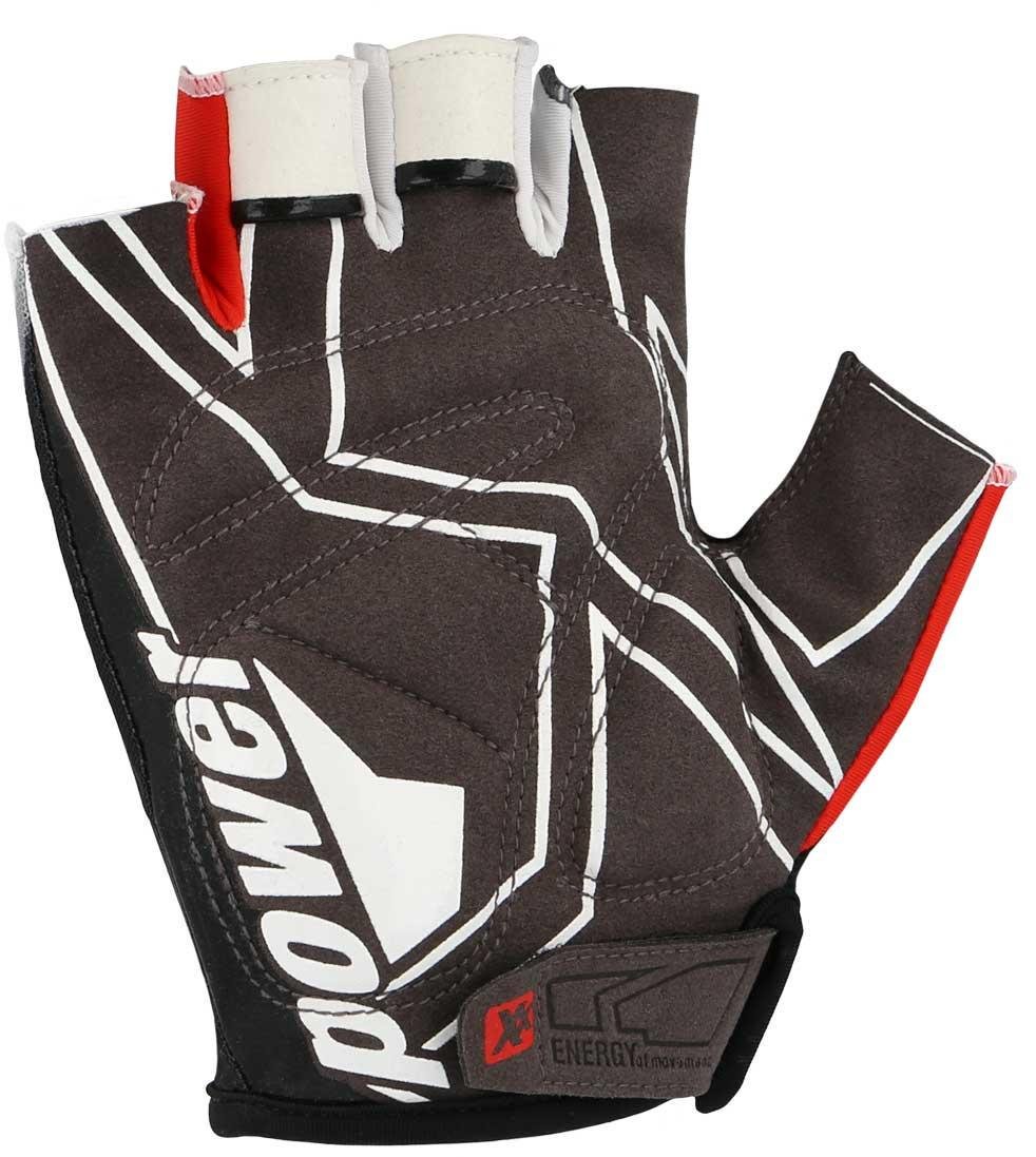 Велоперчатки KinetiXx Leo Active Bike Glove unisex без пальцев р. 8,5 Белый/Черный - фото 2