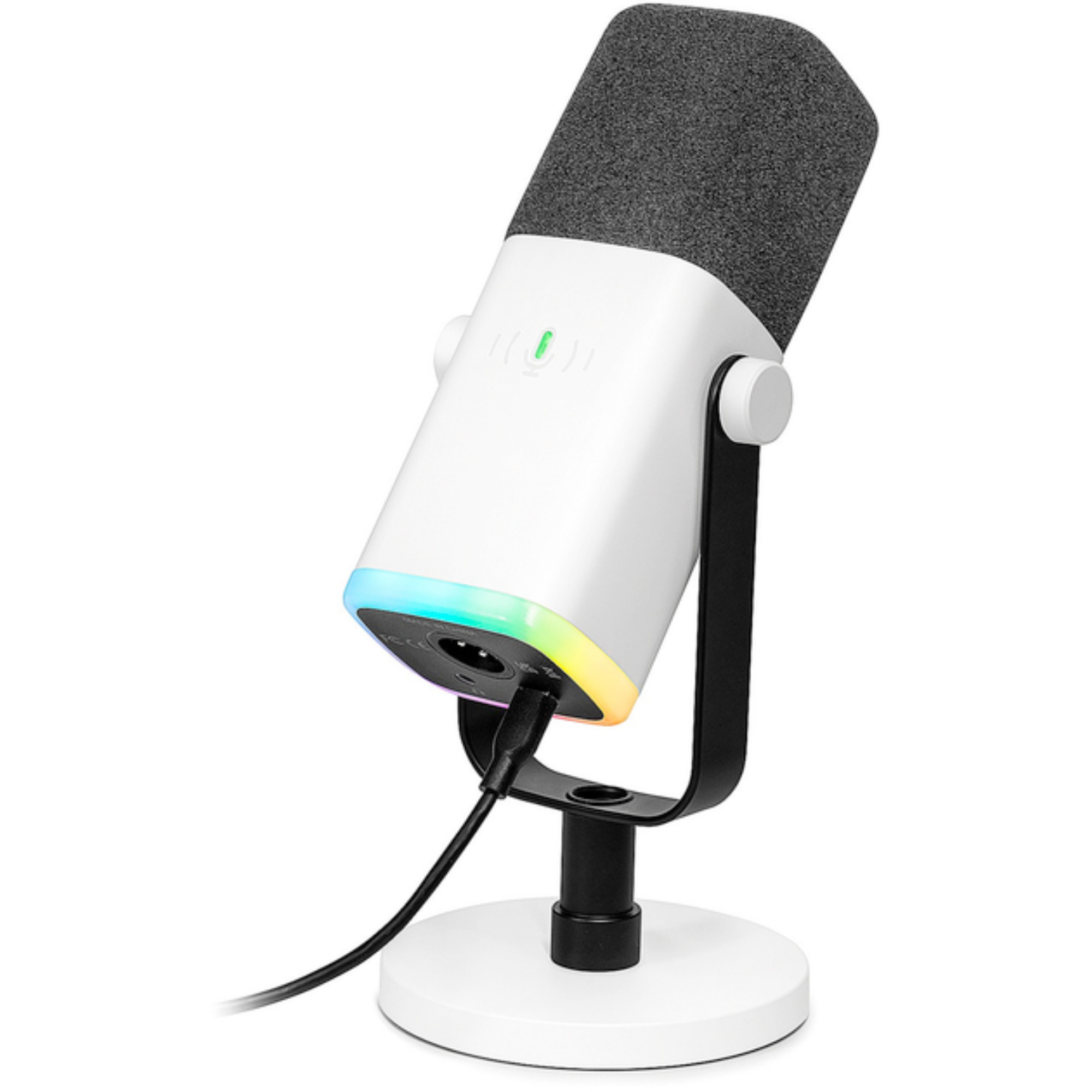 Динамический микрофон Fifine AM8W XLR/USB White (25860696) - фото 2 Динамический микрофон Fifine AM8W XLR/USB White (25860696) - фото 2