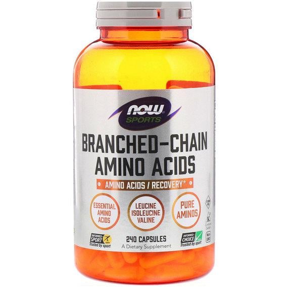 Амінокислота BCAA NOW Foods Sports Branched Chain Amino Acids 240 капсул (000003316)