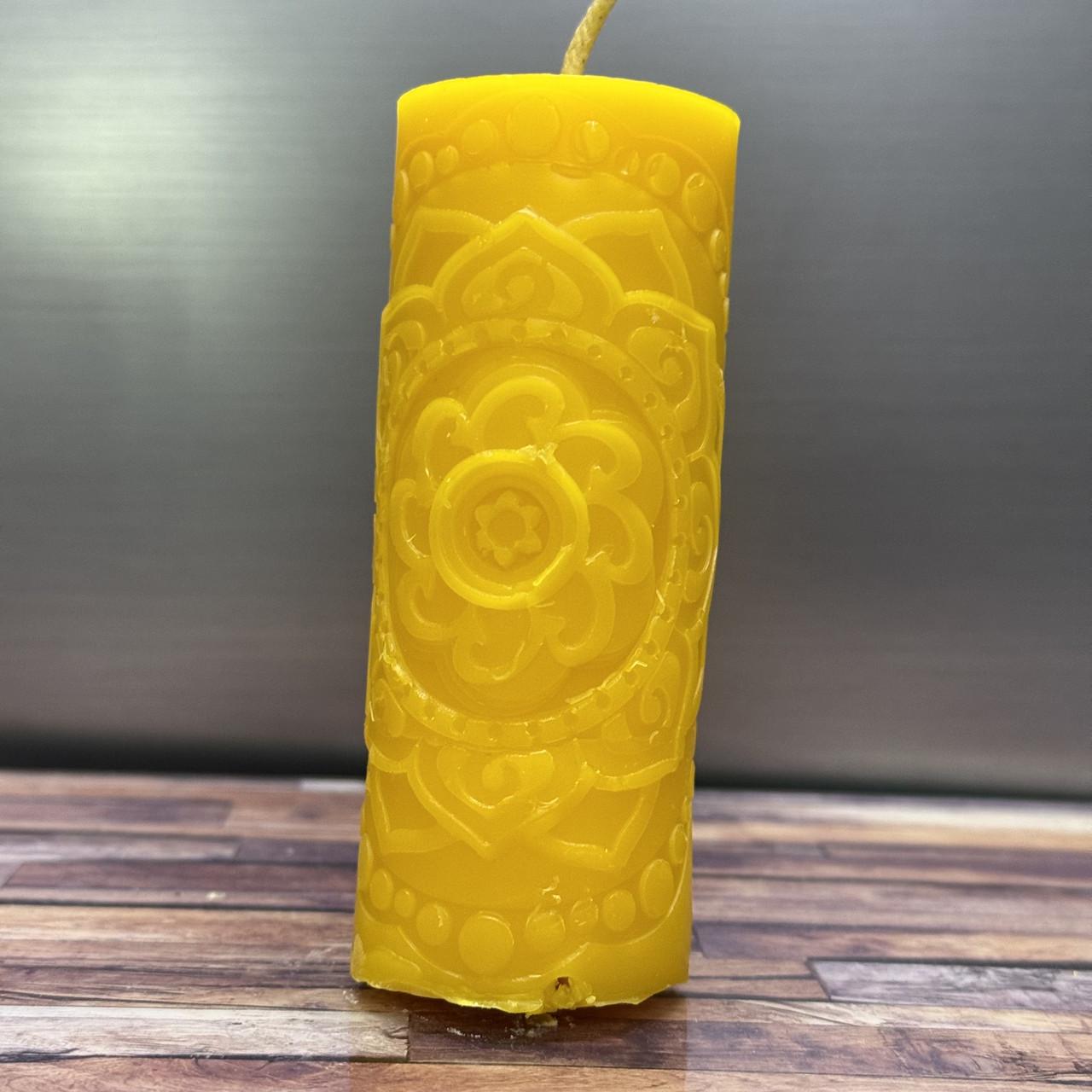 Свеча восковая Цветок Жизнь Мандала цилиндр 11 см (2513701367) Свеча восковая Цветок Жизнь Мандала цилиндр 11 см (2513701367)