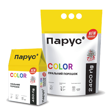 Стиральный порошок Парус Color Бара 7in1 2,4 кг - фото 2 Стиральный порошок Парус Color Бара 7in1 2,4 кг - фото 2