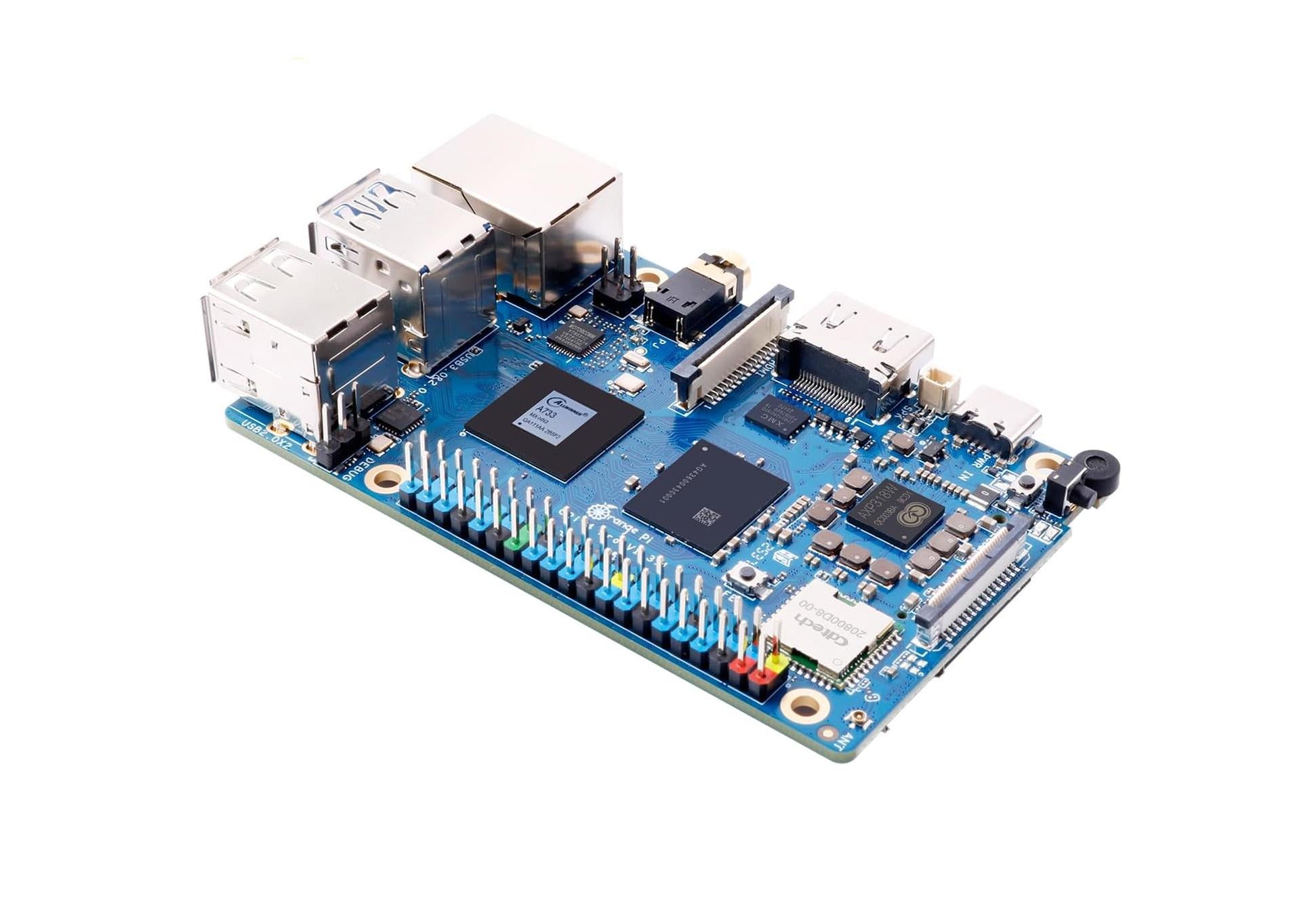 Одноплатный ПК Orange Pi 4 Pro 8GB LPDDR5 Allwinner A733 WiFi 6 Bluetooth 5.4 для IoT DIY-проектов (00-00030222) Одноплатный ПК Orange Pi 4 Pro 8GB LPDDR5 Allwinner A733 WiFi 6 Bluetooth 5.4 для IoT DIY-проектов (00-00030222)