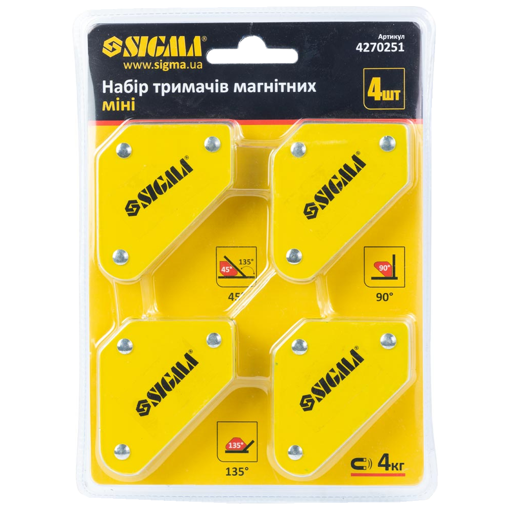 Магнитные держатели для сварки 4 шт. (52247)