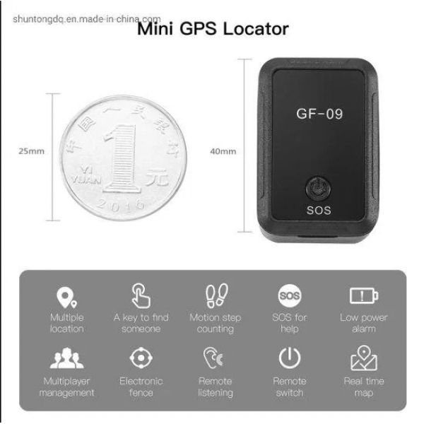 Магнітний Gps Трекер Mini GF-09 WIFI/LBS/GPS маячок для відстеження - фото 6