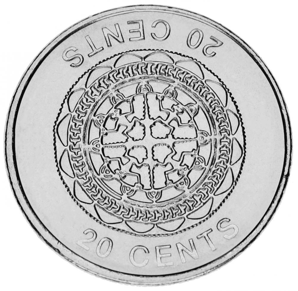 Коллекционная монета Соломоновы острова 20 центов 2012 UNC (KM#236)