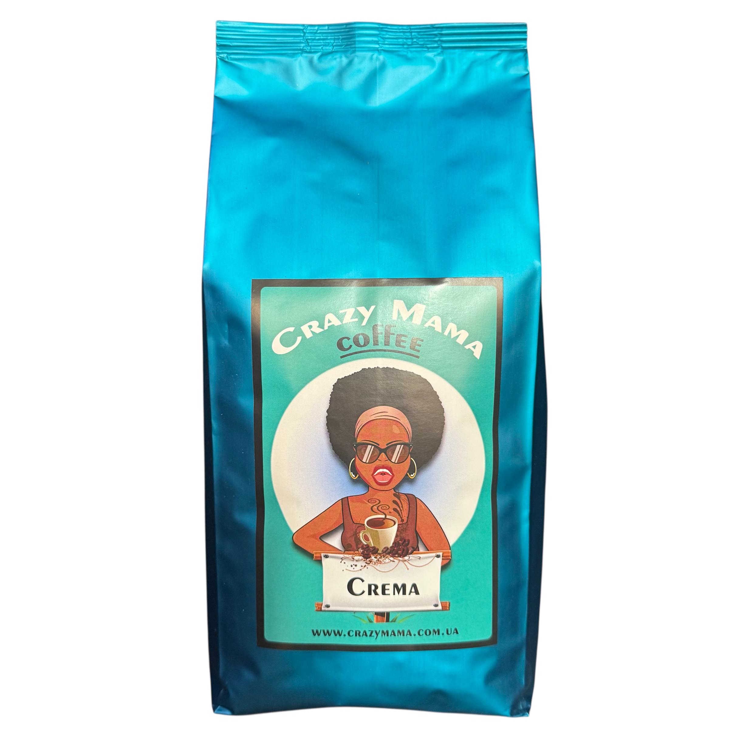 Кофе в зернах Crazy Mama Crema 1 кг (308945)