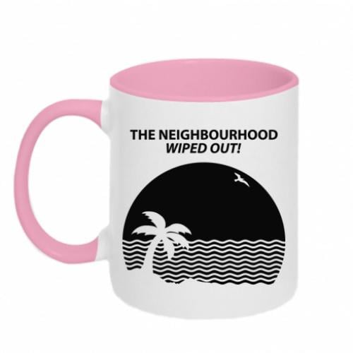 Чашка двухцветная The Neighbourhood Wiped Out 320 мл Белый с розовым (384750-47-44685)