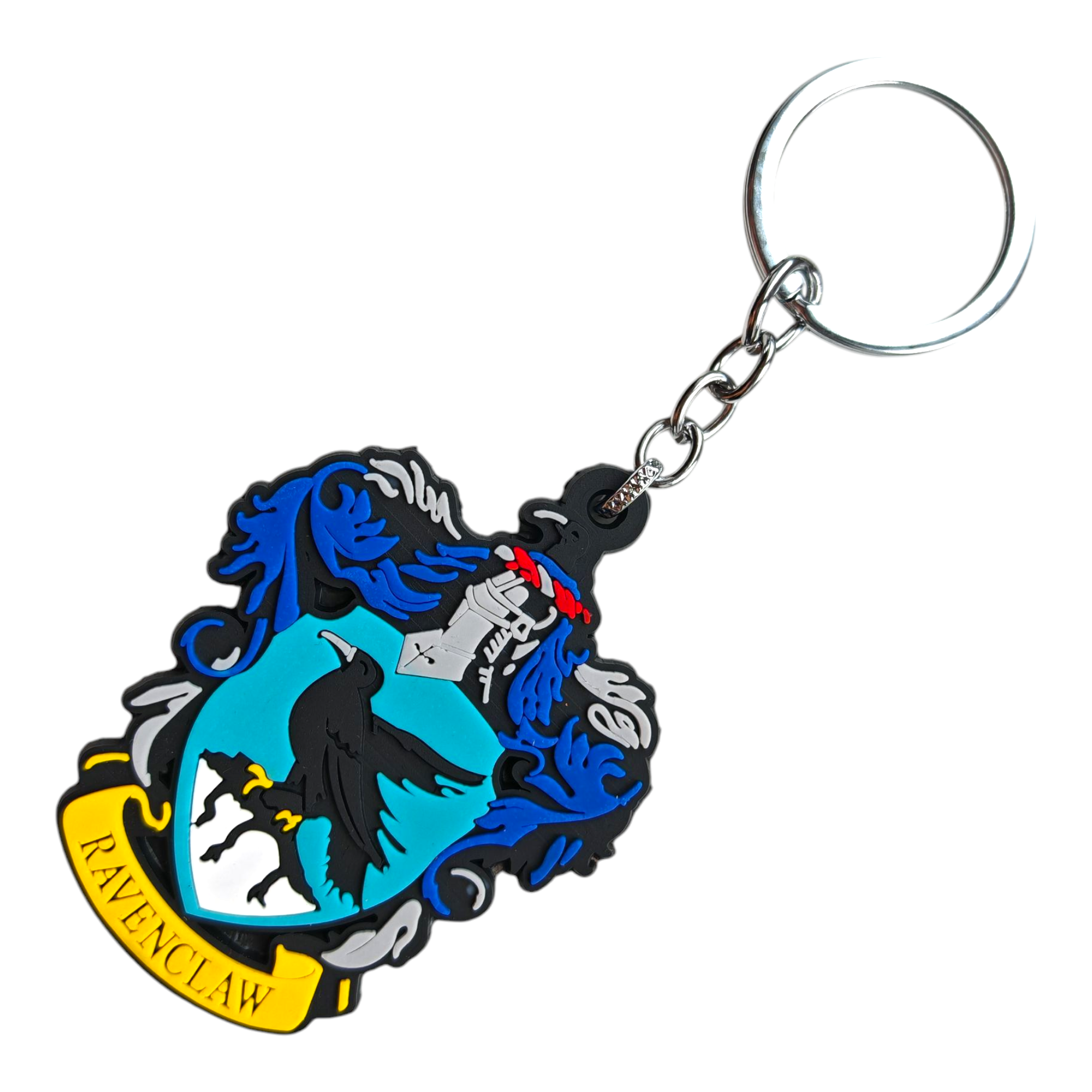 Брелок силиконовый двусторонний по теме Гарри Поттер герб Рейвенклова