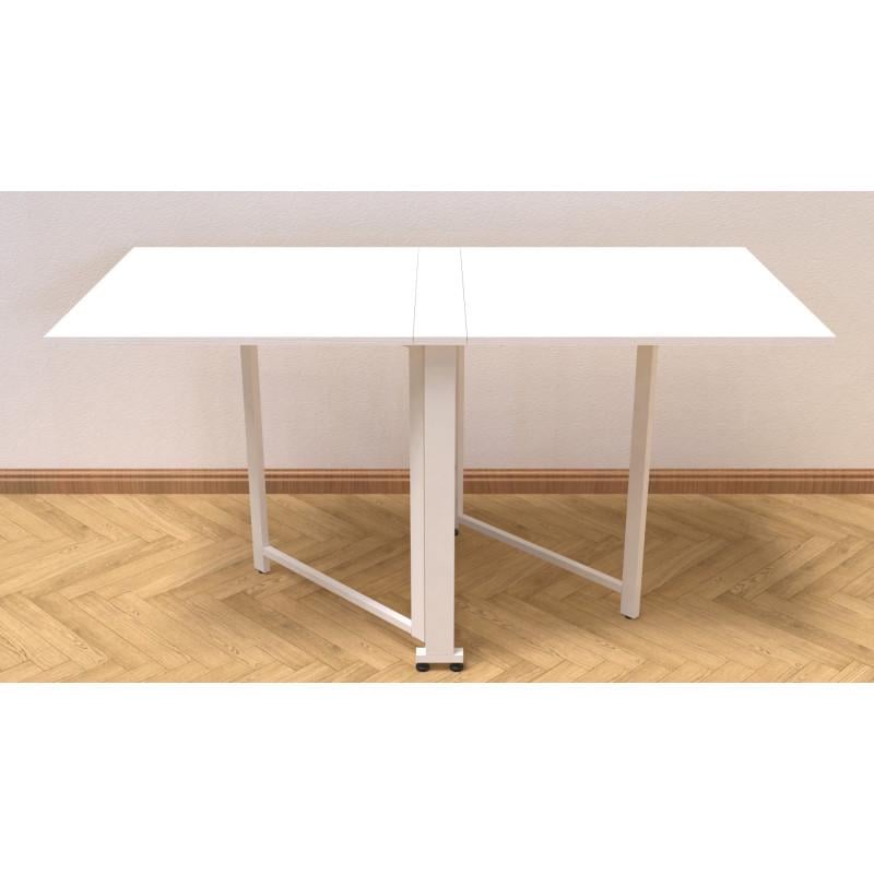 Стол-книга трансформер Ferrum-decor Orion 2 металл/ДСП Белый/Белый (FRD-104590)
