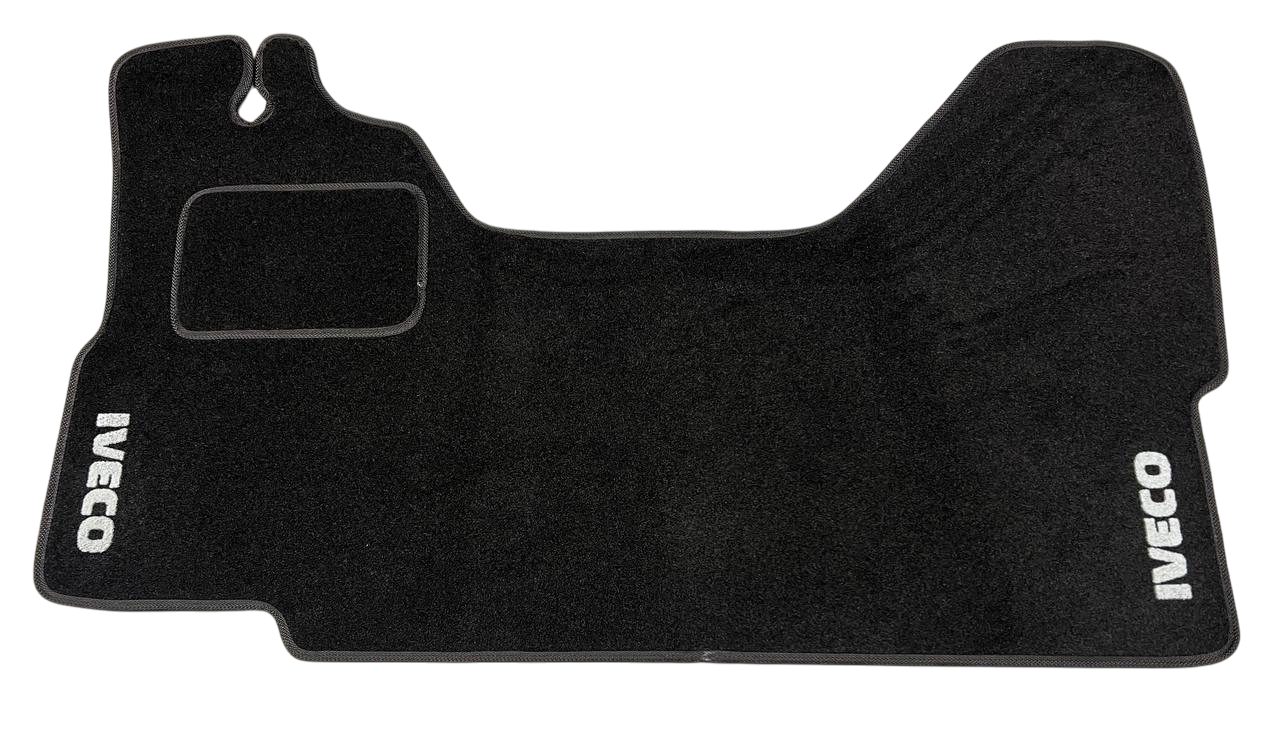 Килимки в салон ворсові для Iveco Dailly 2006+ 1+1 сидіння 5 шт. Чорний (27326938)