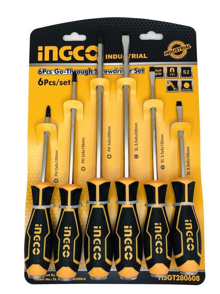 ᐉ Набор ударных отверток INGCO Industrial HSGT280608 6 шт. • Купить в ...