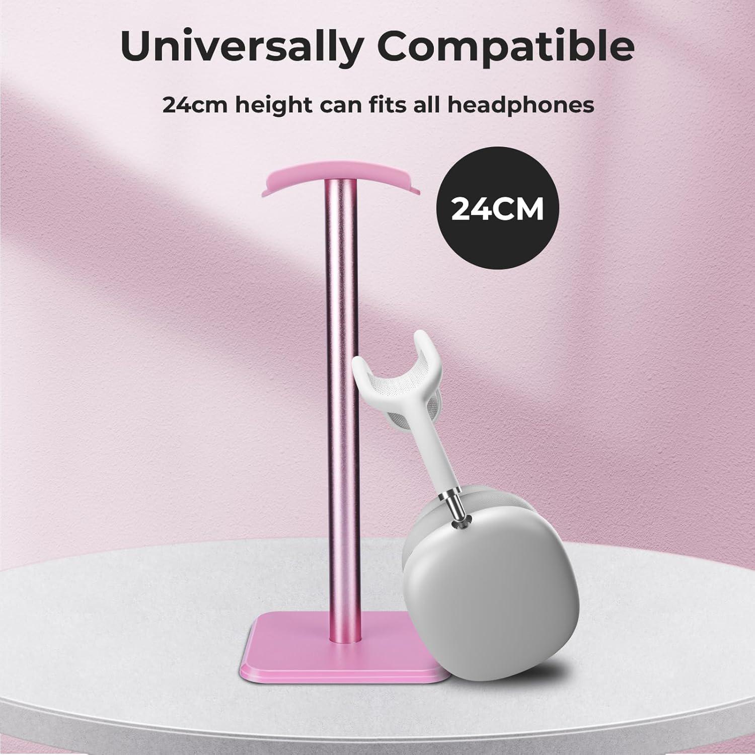 Подставка для наушников универсальная Pink (20291) - фото 4 Подставка для наушников универсальная Pink (20291) - фото 4