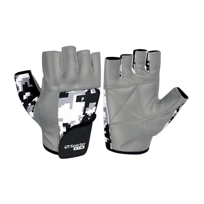 Перчатки для тренировок Sporter Weightlifting Gloves S Grey/Camo (21964-01)