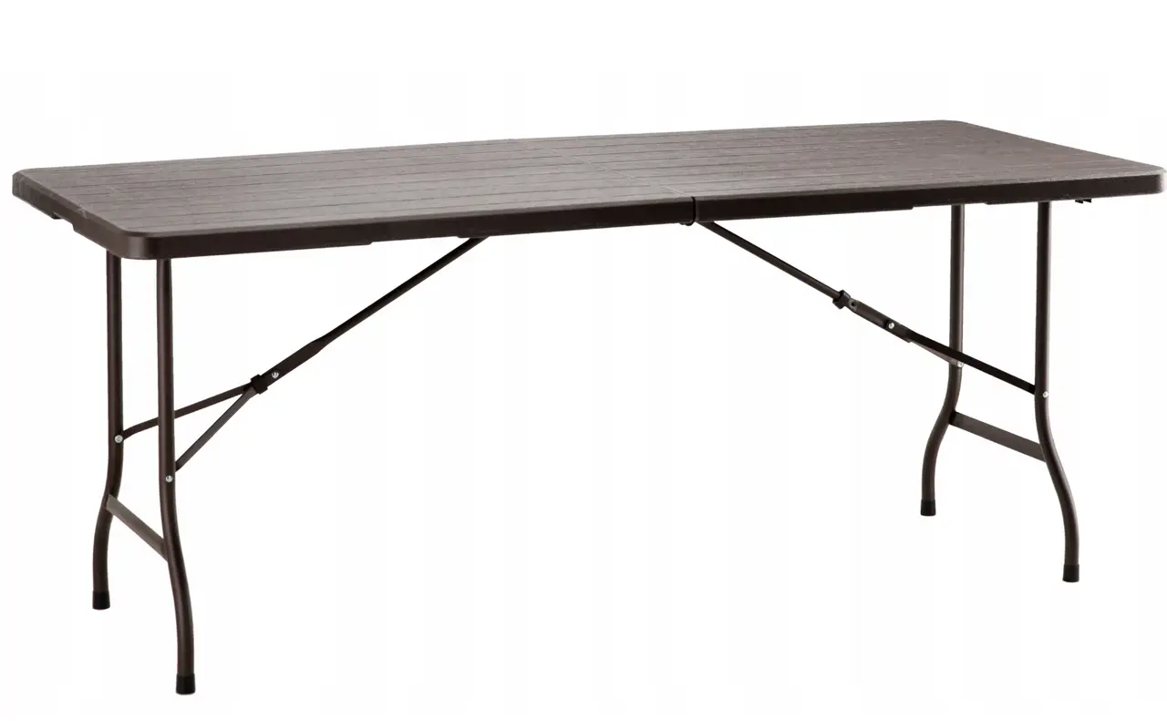 Стол туристический складной GardenLine ZUM0988 180x75x72 см Коричневый (100785)