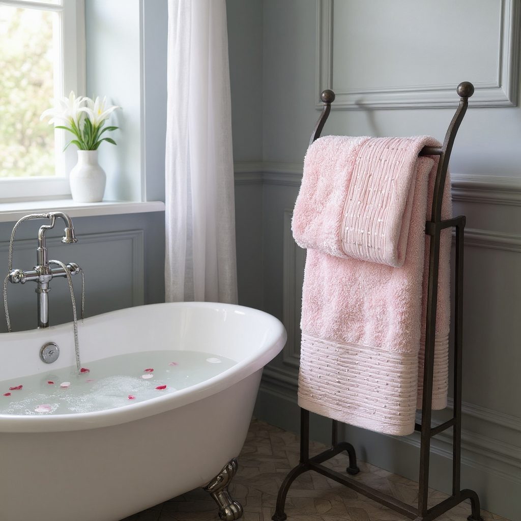 Набір рушників банне та для обличчя 70х40 см/50х90 см 2 шт. Світлий рожевий (mame2v1nokta-pembe) - фото 2 Набір рушників банне та для обличчя 70х40 см/50х90 см 2 шт. Світлий рожевий (mame2v1nokta-pembe) - фото 2