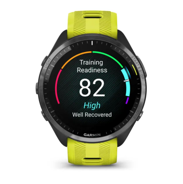 Смарт-часы Garmin Forerunner 965 Carbon Gray DLC Titanium Bezel Silicone Band Yellow (010-02809-12) - фото 3